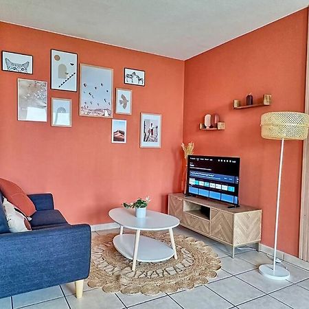 Charmant T2 Terrasse, Garage Villeurbanne Bagian luar foto